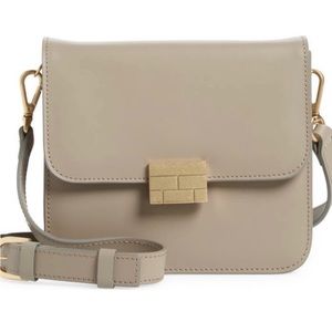 FRAME cross body bag with gold shoulder handle